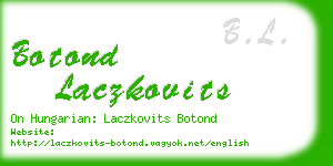 botond laczkovits business card